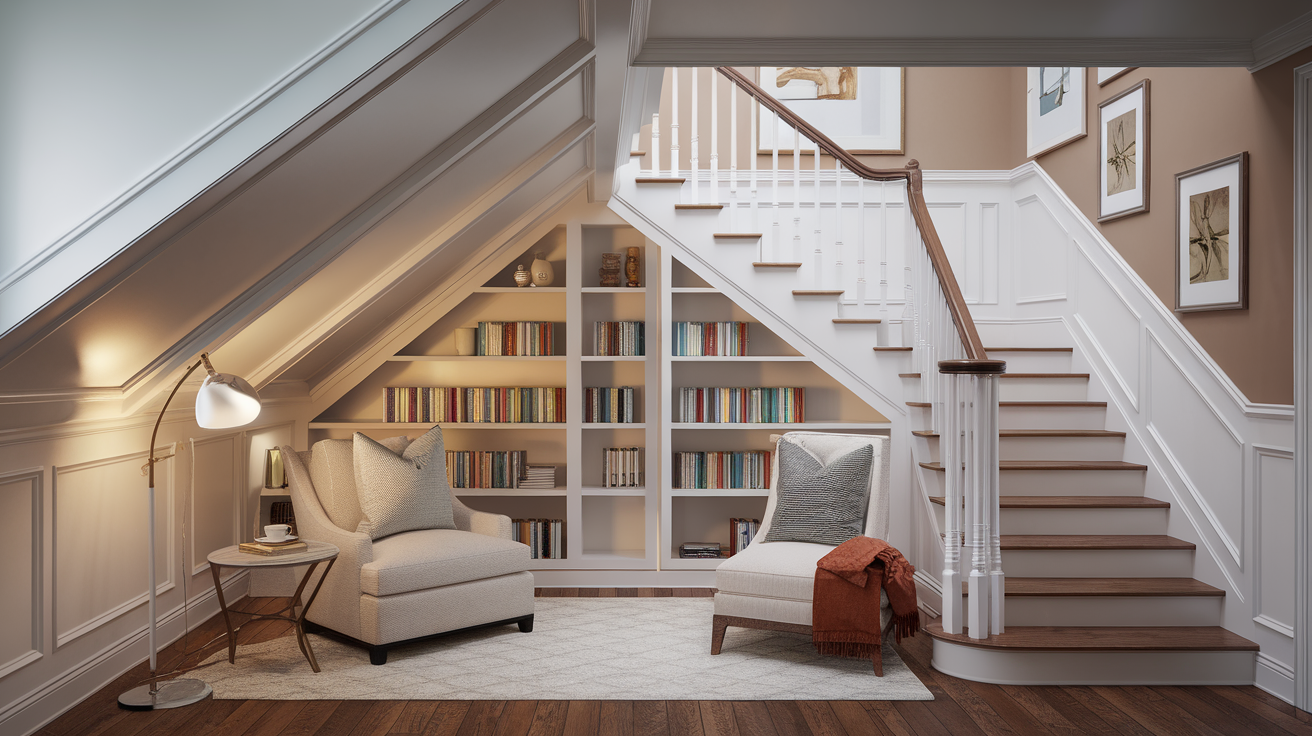 découvrez des idées astucieuses pour aménager votre sous-escalier et le transformer en un espace à la fois optimisé et élégant. inspirez-vous de nos conseils pour gagner de la place tout en ajoutant une touche de style à votre intérieur.