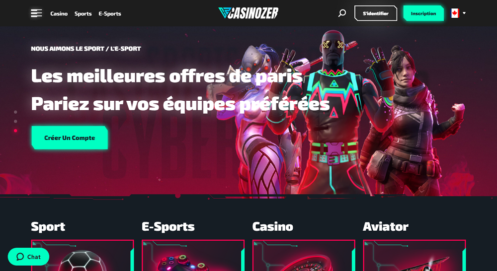 Code promo casinozer