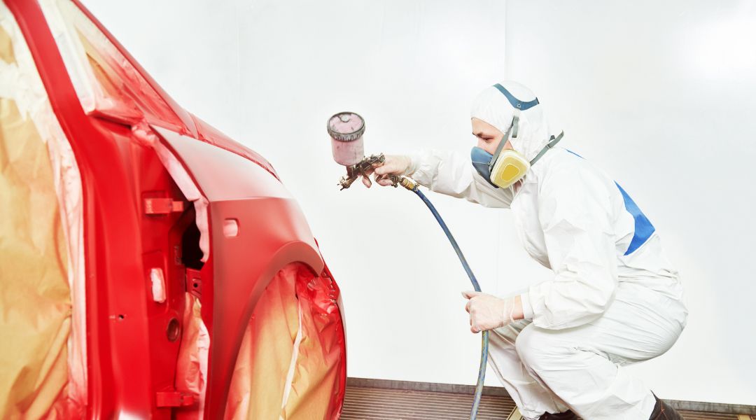 Labo de peinture pour carrosserie