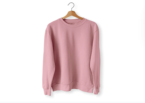 pull rose homme