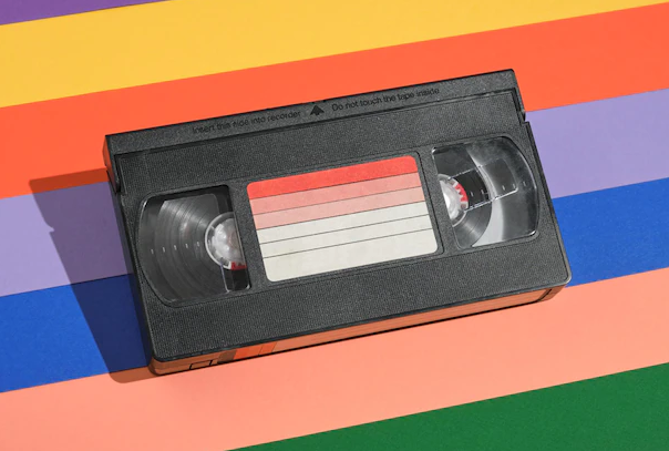 Cassette vhs couleur