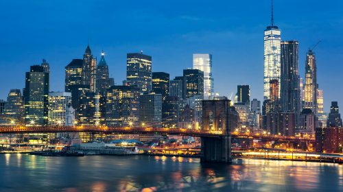 vue de new york de nuit