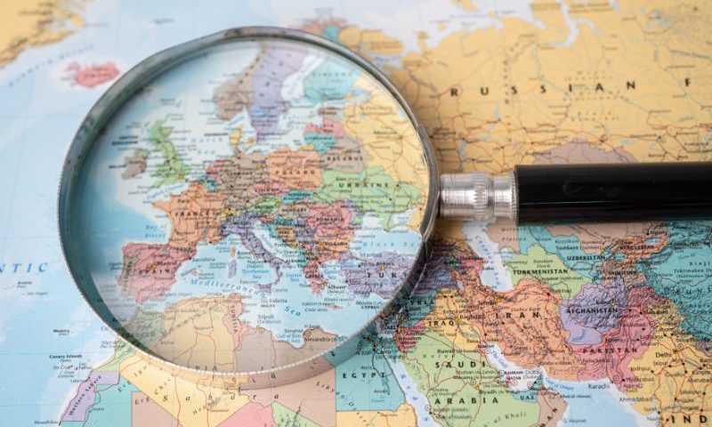 carte d'europe